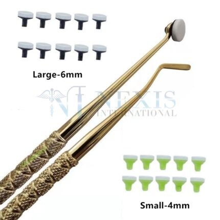 Dental Veneer Composite Resin Foam Pads Filling Spatula Handle Gold OptraSculpt